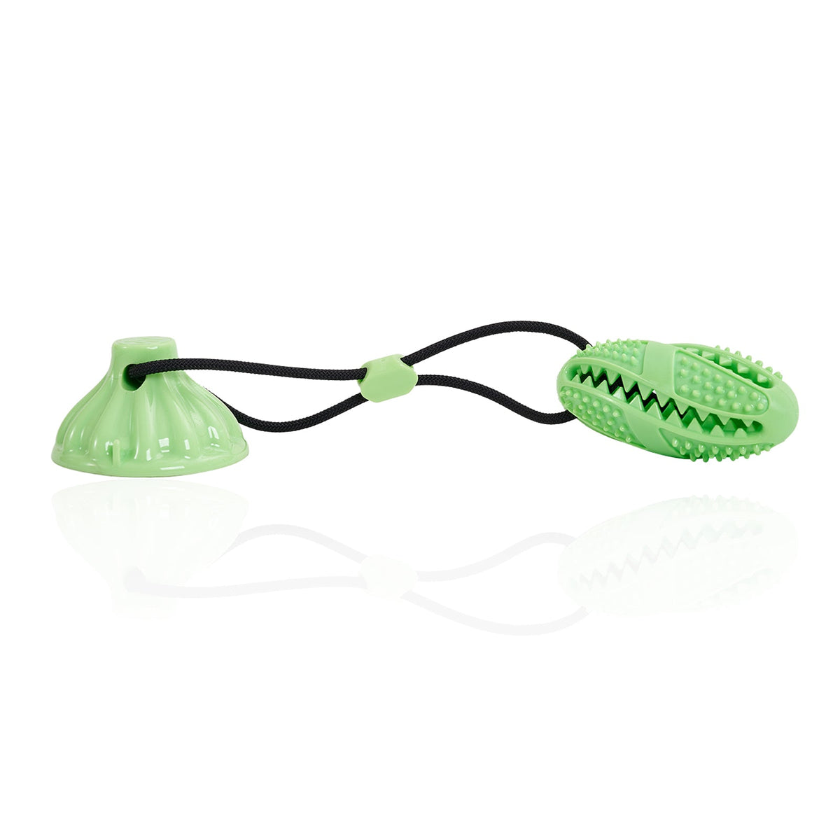Suction Cup Rope Molar Dog Toy Ball — Tug & Teeth Cleaning