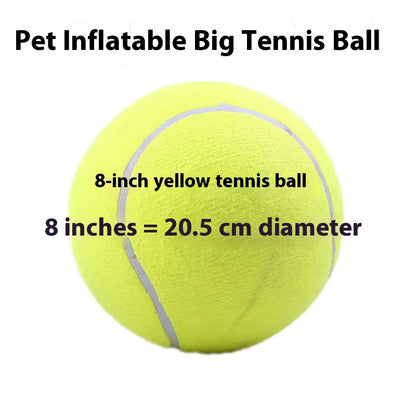 Inflatable Rubber Training Ball for Dogs — Large Fetch & Play Ball
