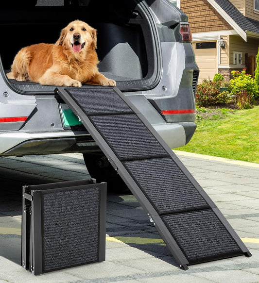 Fellie 170cm Foldable Dog Ramp with Non-Slip Surface - Supports up to 113kg