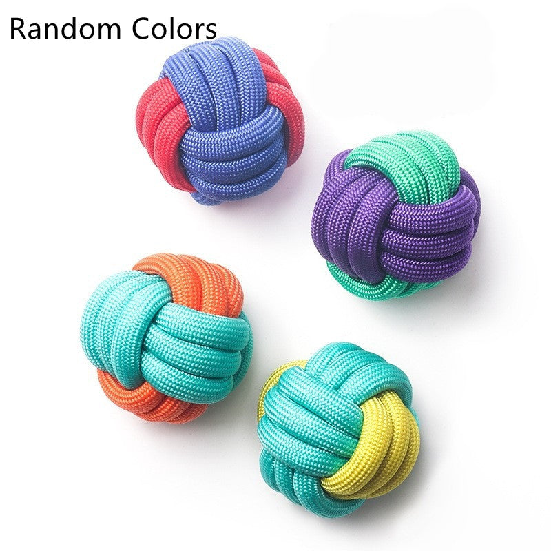 Cotton Rope Knot Pet Toy Set — Bite-Resistant Teeth Grinding