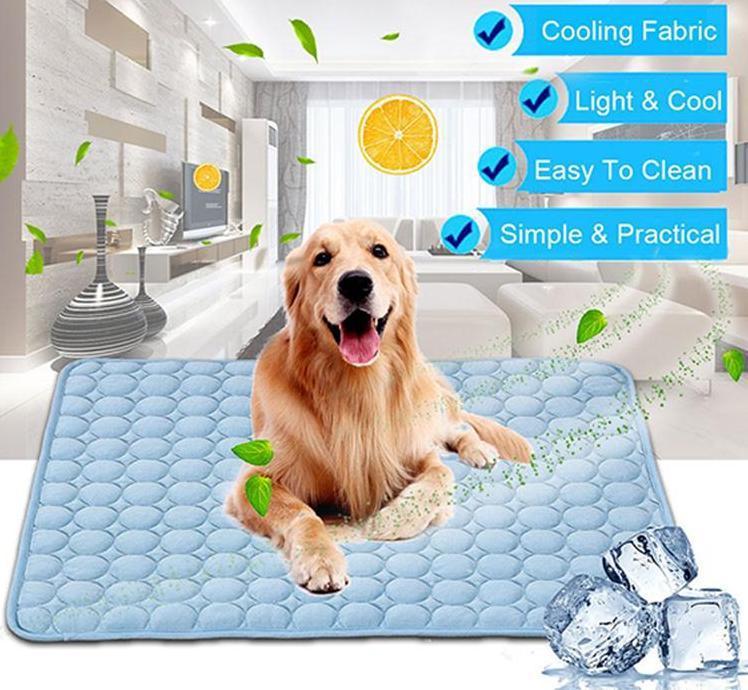 Ice Silk Cooling Mat for Cats & Dogs