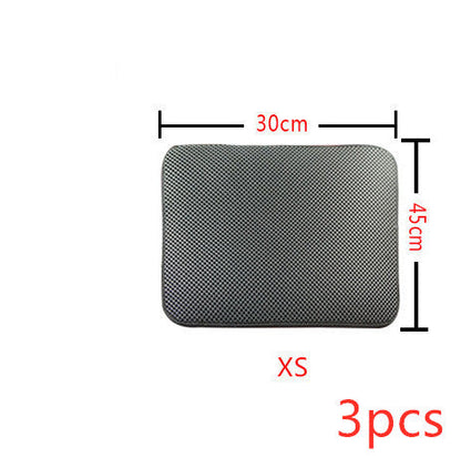 Double Layer Cat Litter Trapping Mat