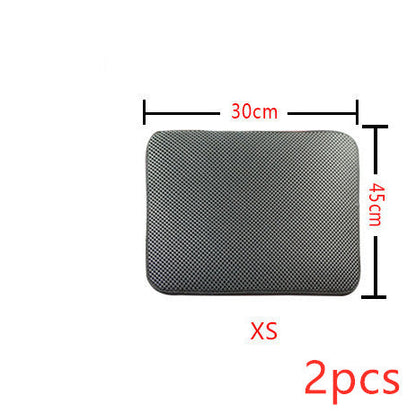 Double Layer Cat Litter Trapping Mat