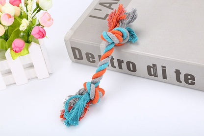 Cotton Rope Knot Dog Toy — Tug, Chew & Fetch