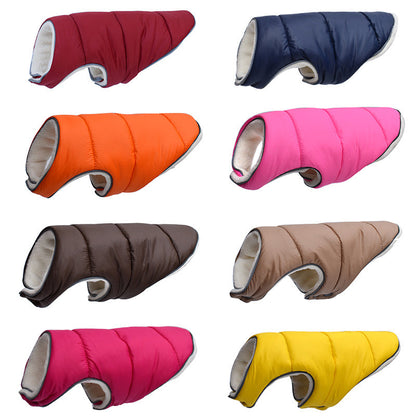 Warm Fleece Dog Jacket