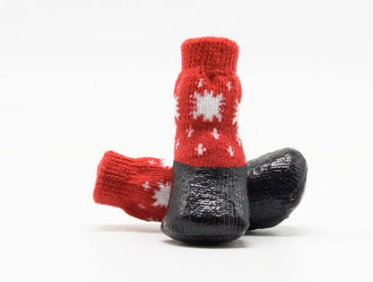 Pet Waterproof Cotton Socks