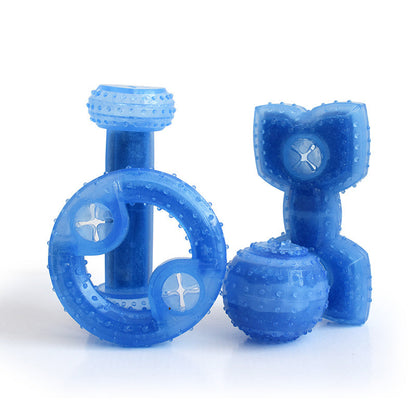 Dog Cooling Teething Ring — Freeze Chew Toy for Puppies