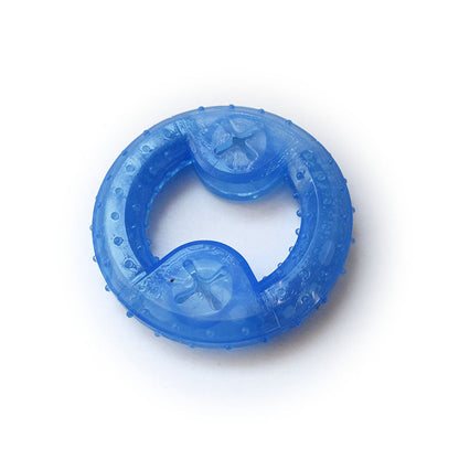 Dog Cooling Teething Ring — Freeze Chew Toy for Puppies