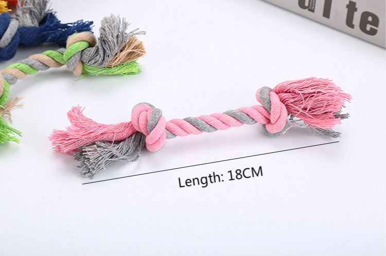 Cotton Rope Knot Dog Toy — Tug, Chew & Fetch