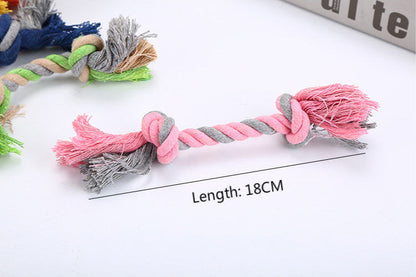 Cotton Rope Knot Dog Toy — Tug, Chew & Fetch