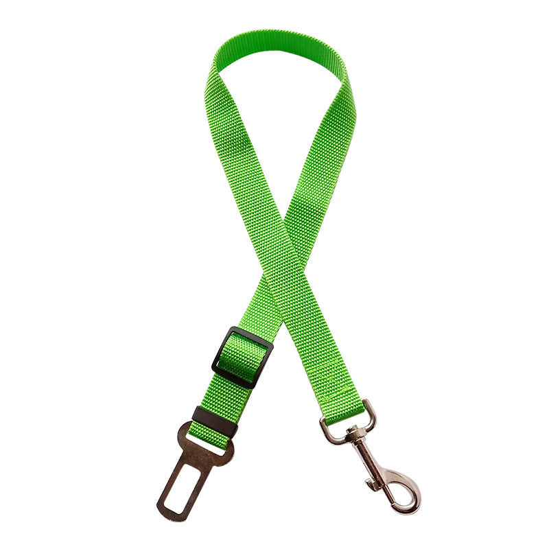 Adjustable Pet Car Seat Belt Harness & Lead Clip