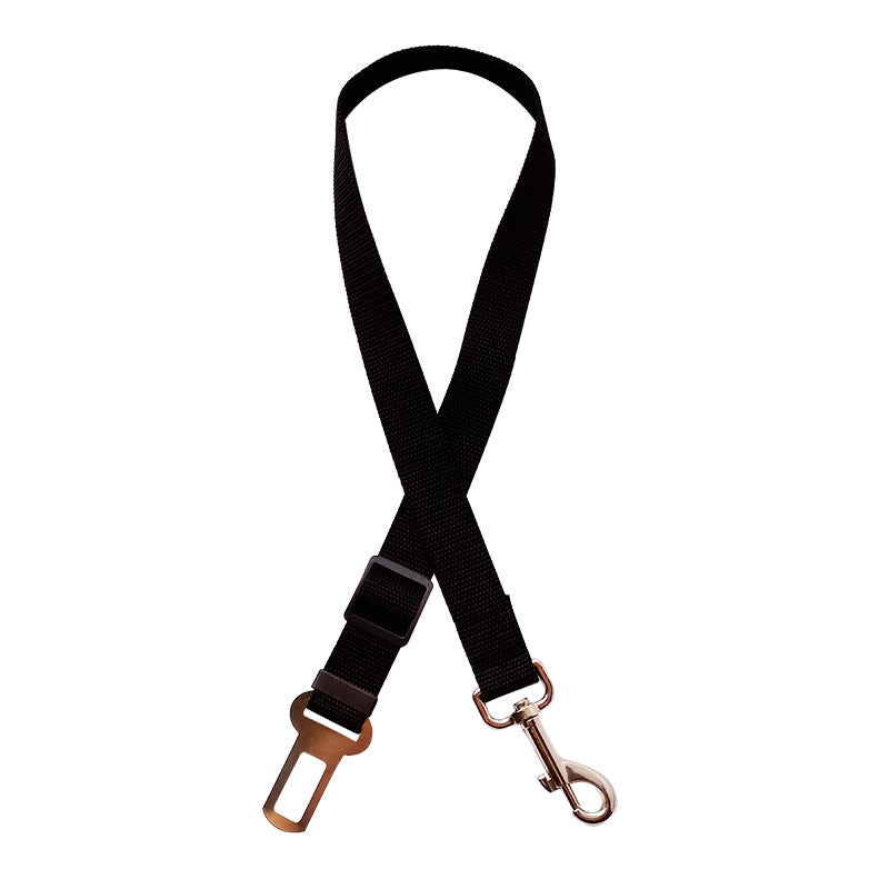Adjustable Pet Car Seat Belt Harness & Lead Clip