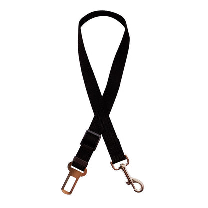 Adjustable Pet Car Seat Belt Harness & Lead Clip