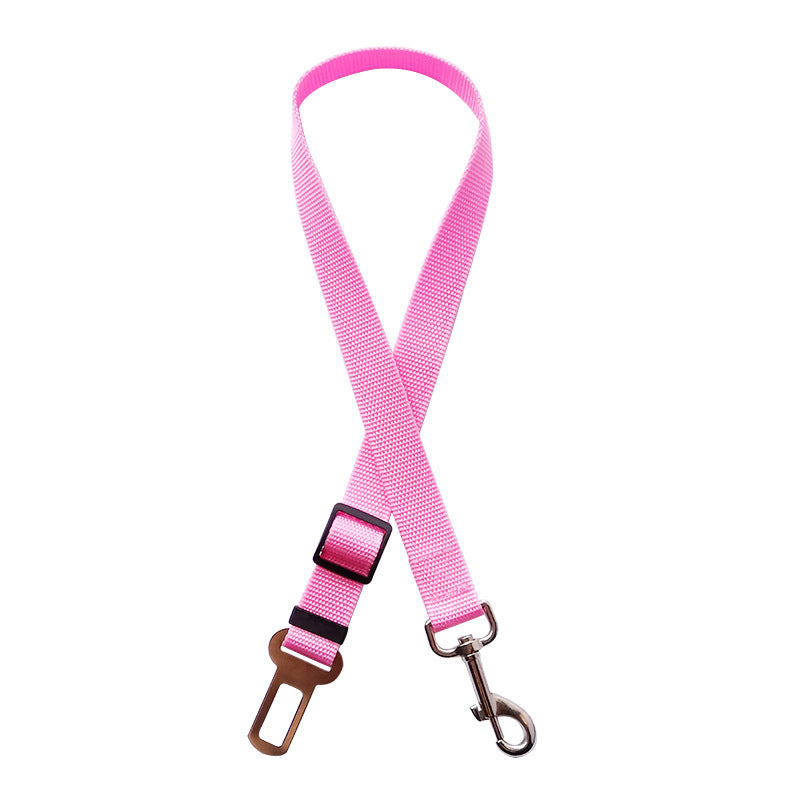 Adjustable Pet Car Seat Belt Harness & Lead Clip