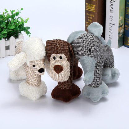 Squeaky Plush Dog Toy