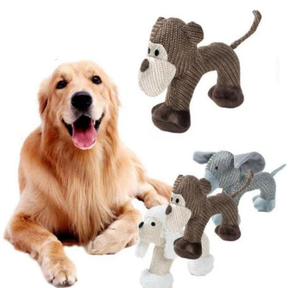 Squeaky Plush Dog Toy