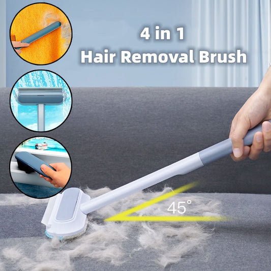 4-in-1 Pet Hair Removal & Cleaning Brush