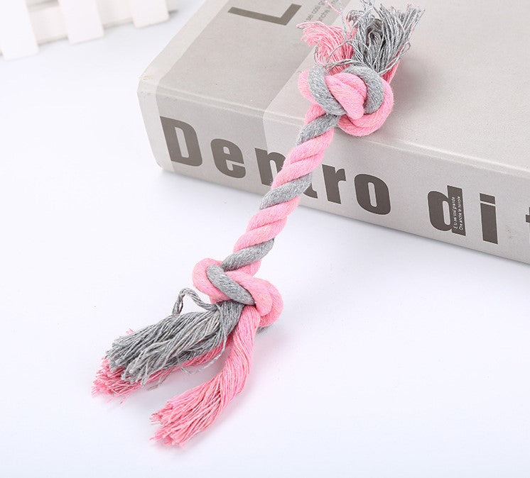 Cotton Rope Knot Dog Toy — Tug, Chew & Fetch