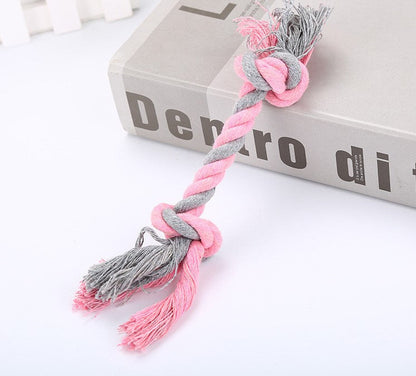 Cotton Rope Knot Dog Toy — Tug, Chew & Fetch