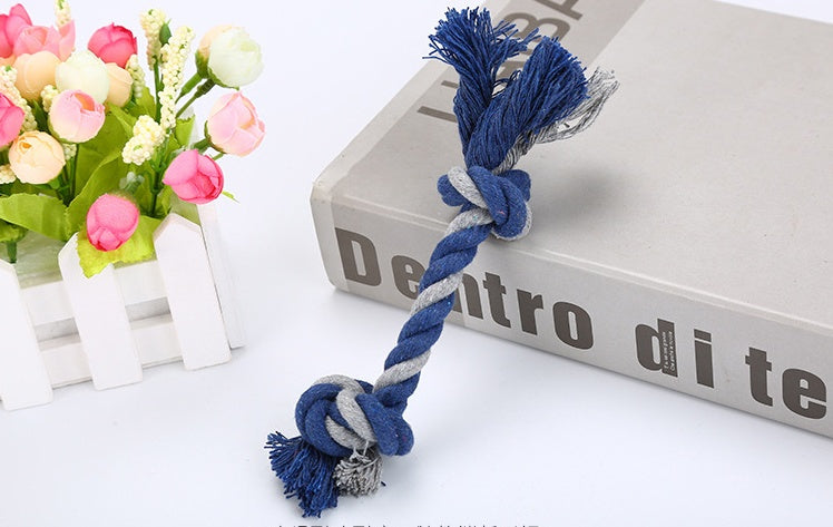 Cotton Rope Knot Dog Toy — Tug, Chew & Fetch