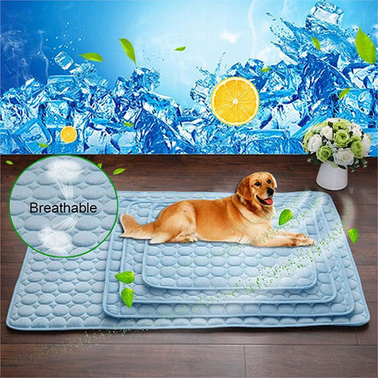 Ice Silk Cooling Mat for Cats & Dogs
