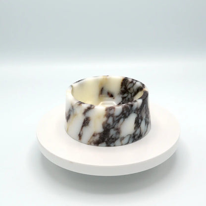 Calacatta Viola Marble Dog Bowl