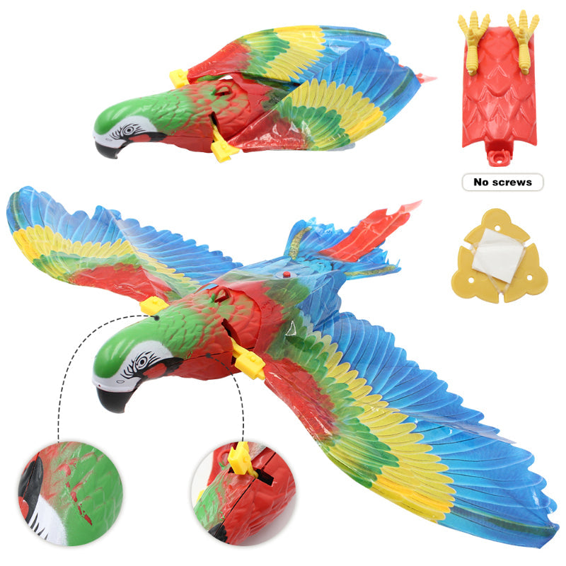 Hanging Bird Cat Toy — Ceiling Rotating Teaser