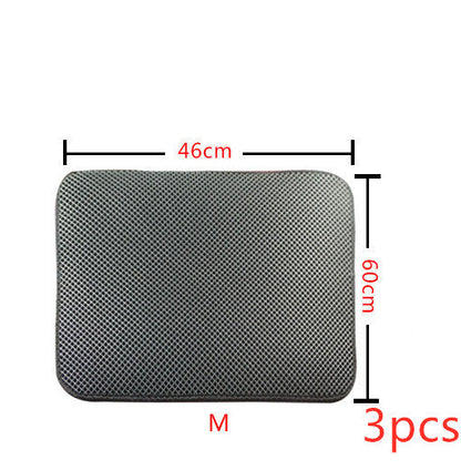 Double Layer Cat Litter Trapping Mat