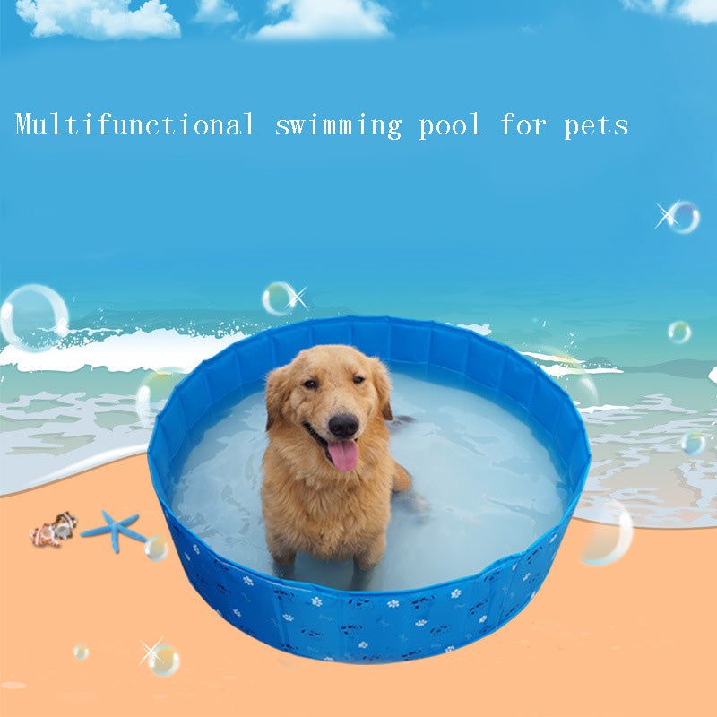 Foldable PVC Pet Bath Tub & Paddling Pool