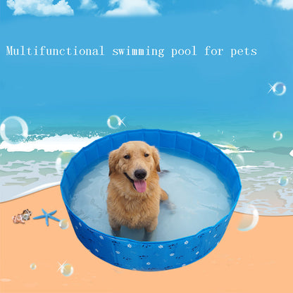 Foldable PVC Pet Bath Tub & Paddling Pool