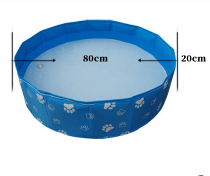 Foldable PVC Pet Bath Tub & Paddling Pool