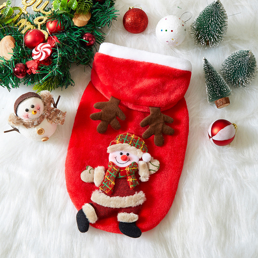 Christmas Flannel Pet Costume