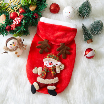 Christmas Flannel Pet Costume