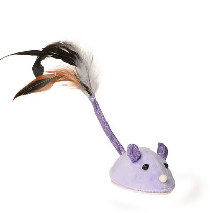Electric Mouse Cat Stick Toy — USB Rechargeable