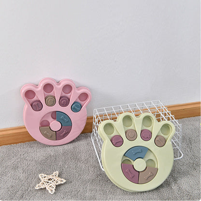 Dog Slow Feeder Turntable Bowl — Interactive Puzzle Feeding