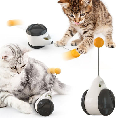 Electric Lifting Motion Cat Teaser Ball — Interactive Puzzle Toy