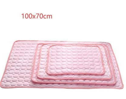 Ice Silk Cooling Mat for Cats & Dogs