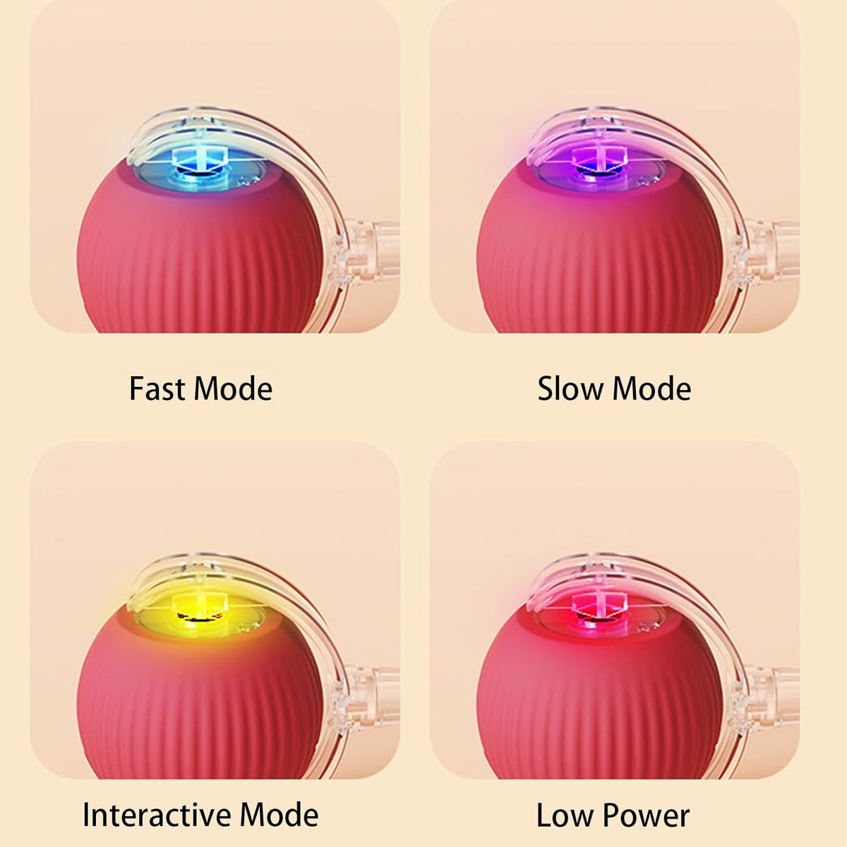 360 Auto-Rolling Ball Toy for Cats & Dogs
