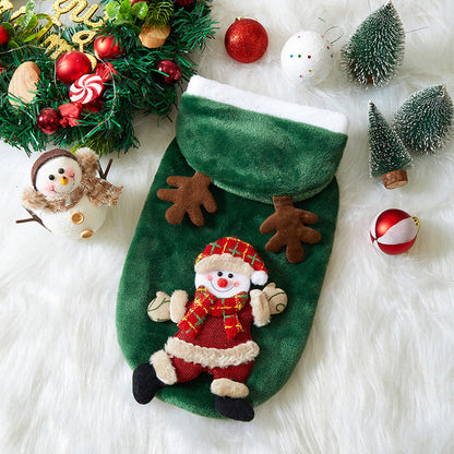 Christmas Flannel Pet Costume