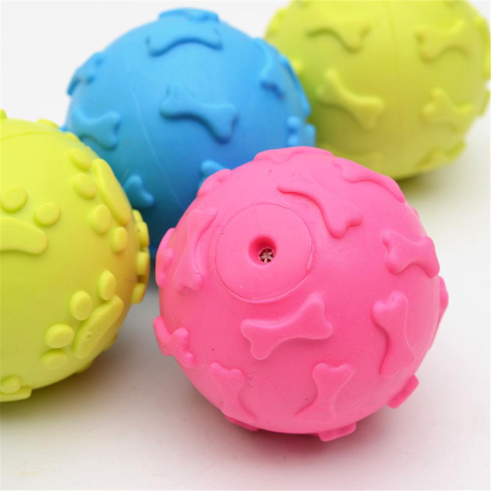 TPR Rubber Whistle Ball Dog Toy — Squeaky & Bite-Resistant