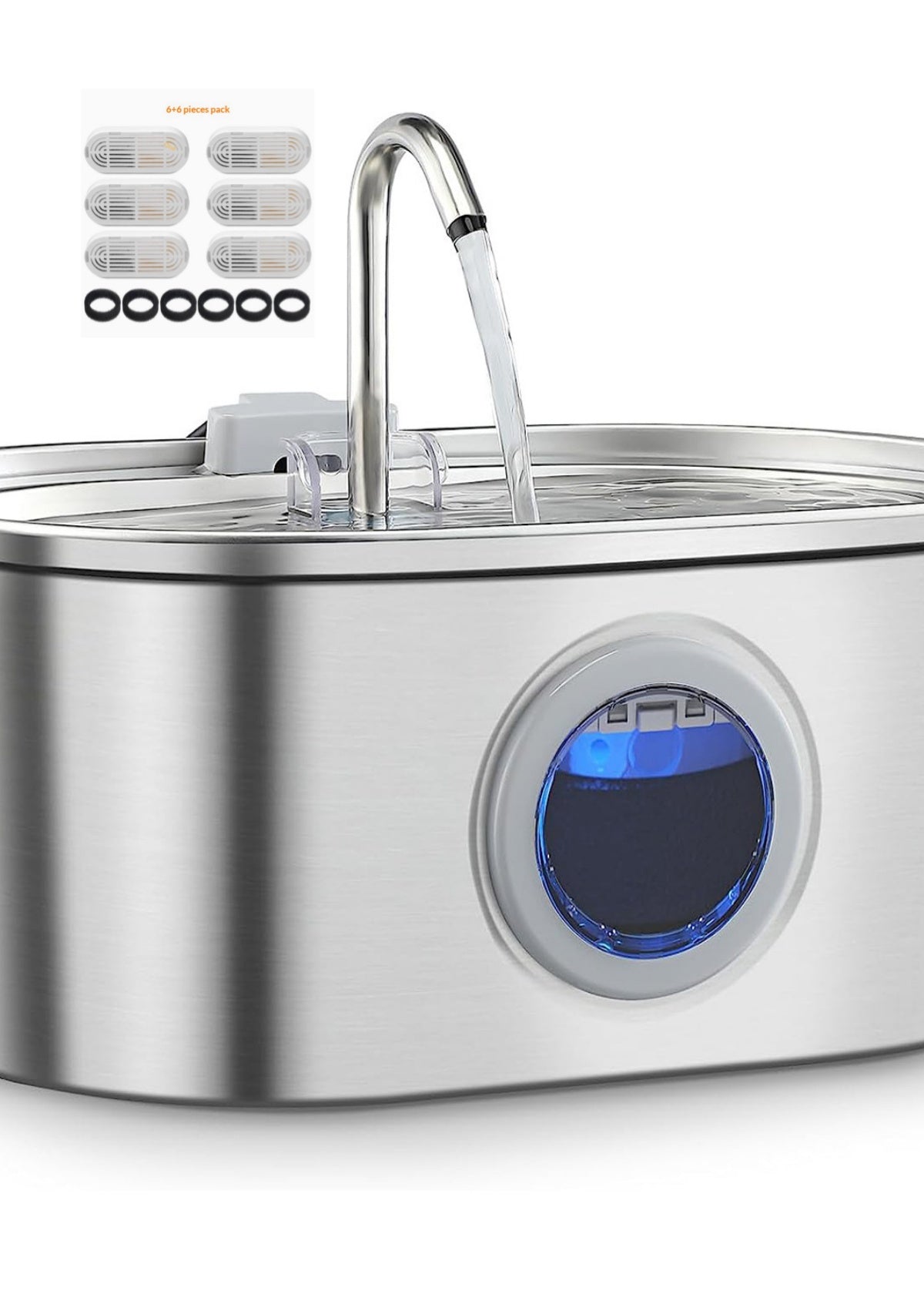 Stainless Steel Pet Water Fountain