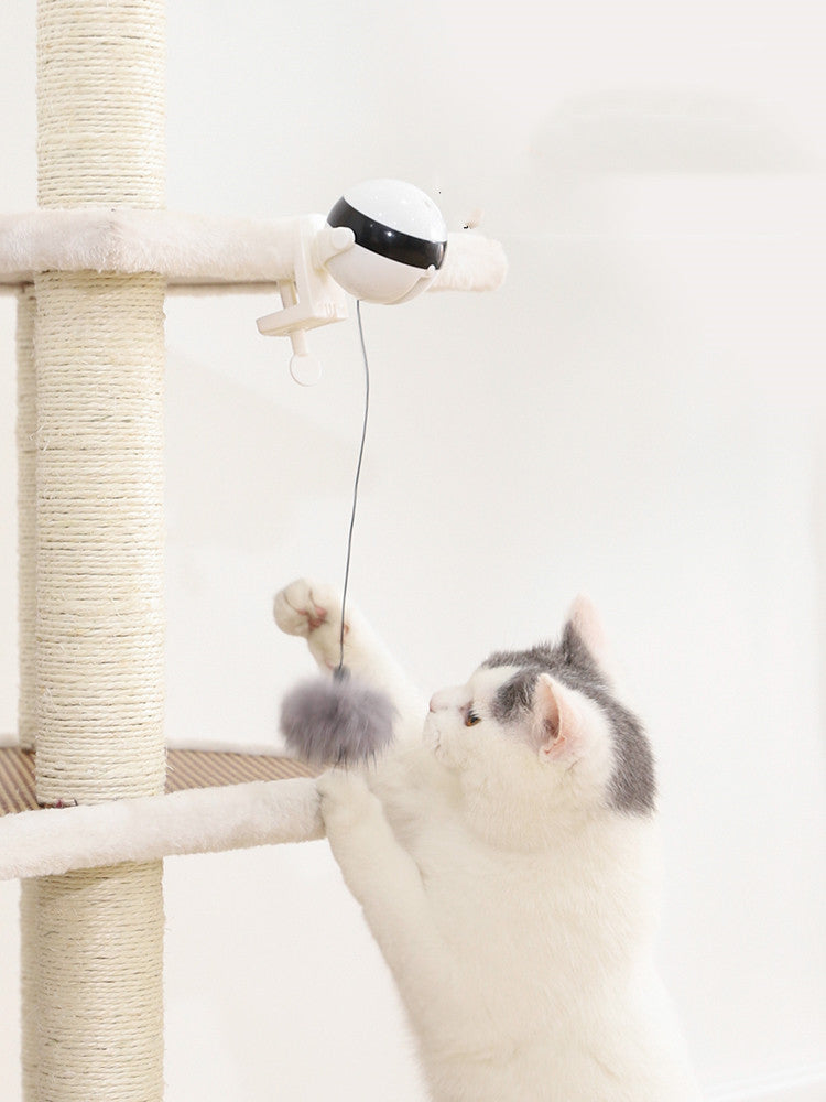 Electric Lifting Motion Cat Teaser Ball — Interactive Puzzle Toy