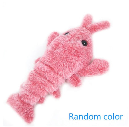 Electric Jumping Lobster Cat Toy — USB Rechargeable Plush