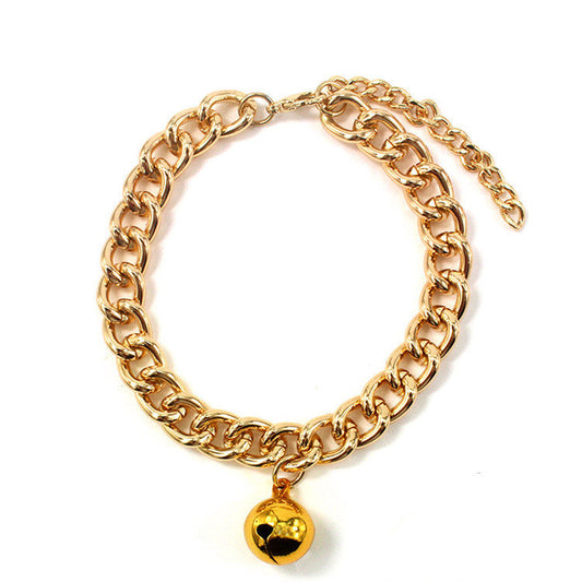 Gold Hip-Hop Dog Collar