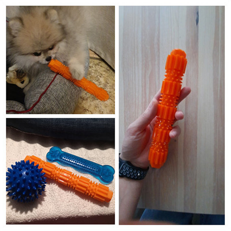 Treat Dispensing Rubber Chew Toy for Aggressive Chewers
