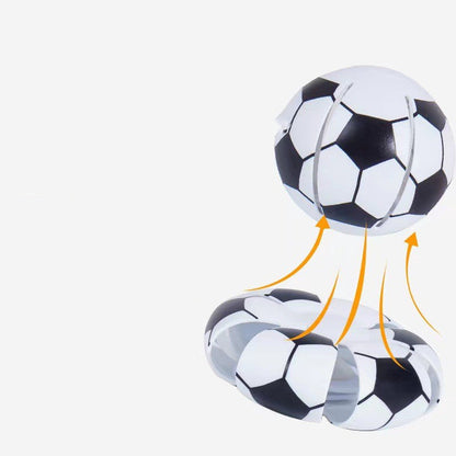 Elastic Step Ball Outdoor Dog Toy — Football, Basketball & Baseball