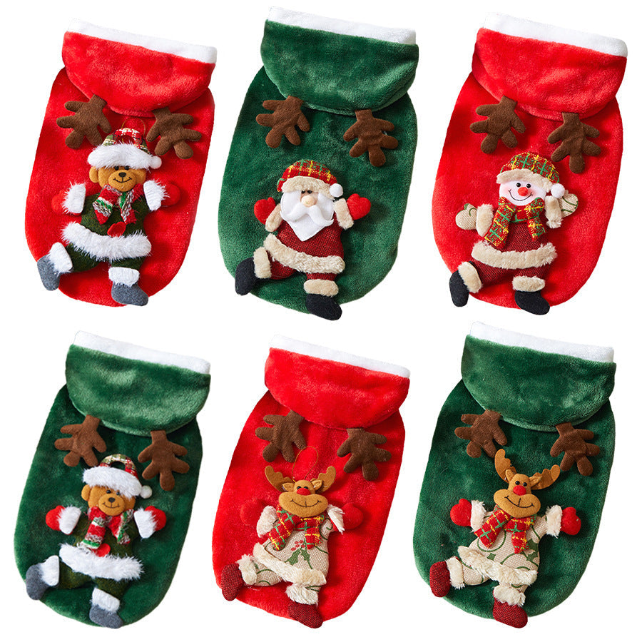Christmas Flannel Pet Costume