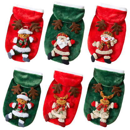 Christmas Flannel Pet Costume