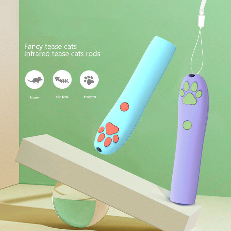 Remote Control LED Laser Cat Toy — 3 Projection Patterns