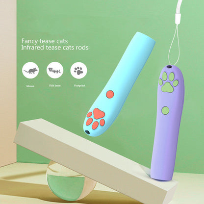 Remote Control LED Laser Cat Toy — 3 Projection Patterns